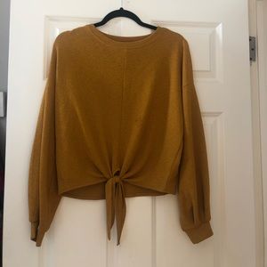 Mustard yellow H&M blouse